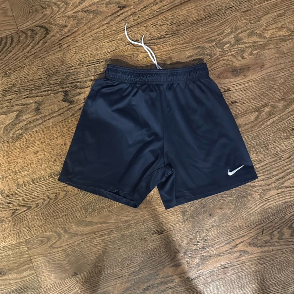 Nike shorts navy blue youth medium